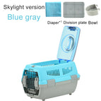 Blue grey / Add bowl and mat