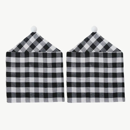 2-Pack Kerst Plaid Stoelhoezen