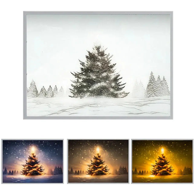 Kerstboomverlichting Decoratie LED Oplaadbare Lamp Schilderij