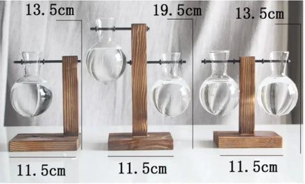 Houten frame vaas