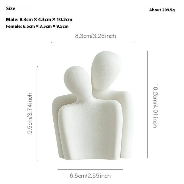 Goud Hart Keramiek Ornament