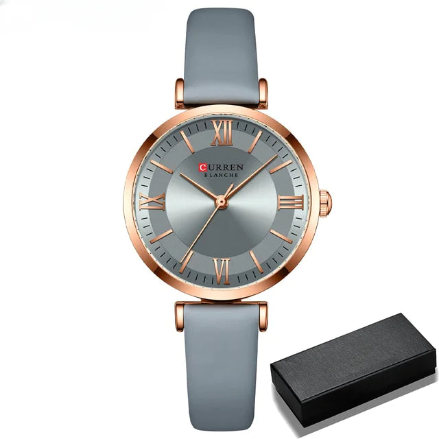 Klassiek leren horloge