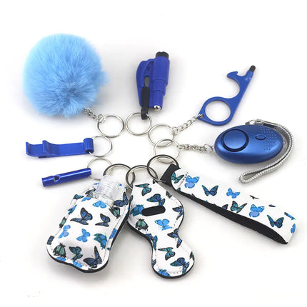 Set van 10 Sleutelhanger Accessoires