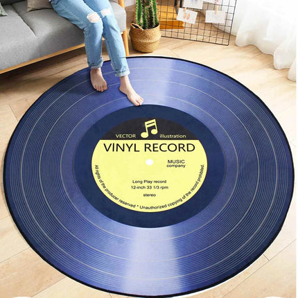 Vinylplaat bedrukte ronde tapijten