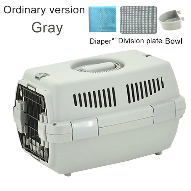 Portable Pet Airline Carrier for Dogs and Cats