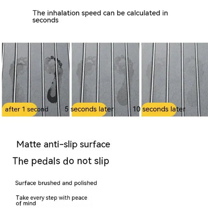 Natuurlijke Diatomeeënbadmat – Sneldrogend & Antislip (60x39 cm)