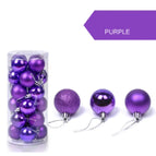 Boxed ball 6cm purple