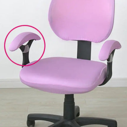 Computer Chair Cover with Floral Design for Office