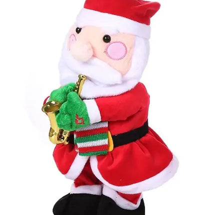 Christmas Decor Playing Saxophone