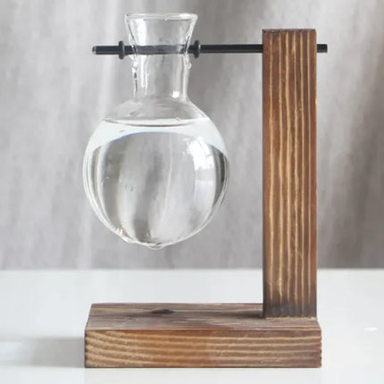 Houten frame vaas