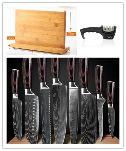 Messenset met keukenaccessoires