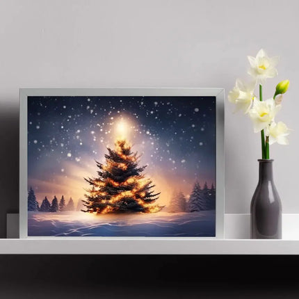 Kerstboomverlichting Decoratie LED Oplaadbare Lamp Schilderij