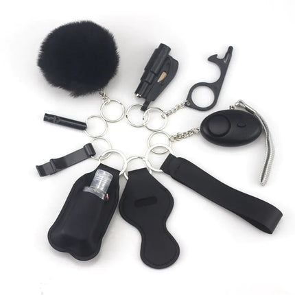 Set van 10 Sleutelhanger Accessoires