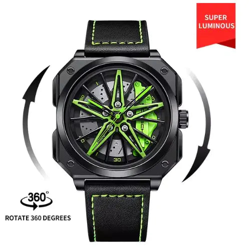 360° Rotatie Horloge