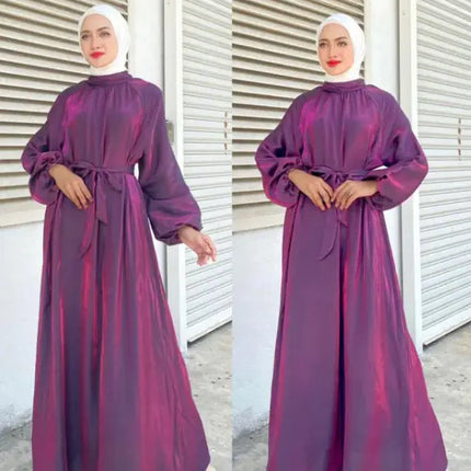 Abaya Hijab Jurk met Mouwen