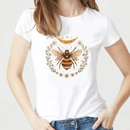 Bee Caring" Grafisch T-shirt – Mode met een Doel!