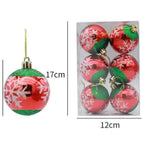 Red and Green Snowflakes