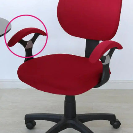 Computer Chair Cover with Floral Design for Office