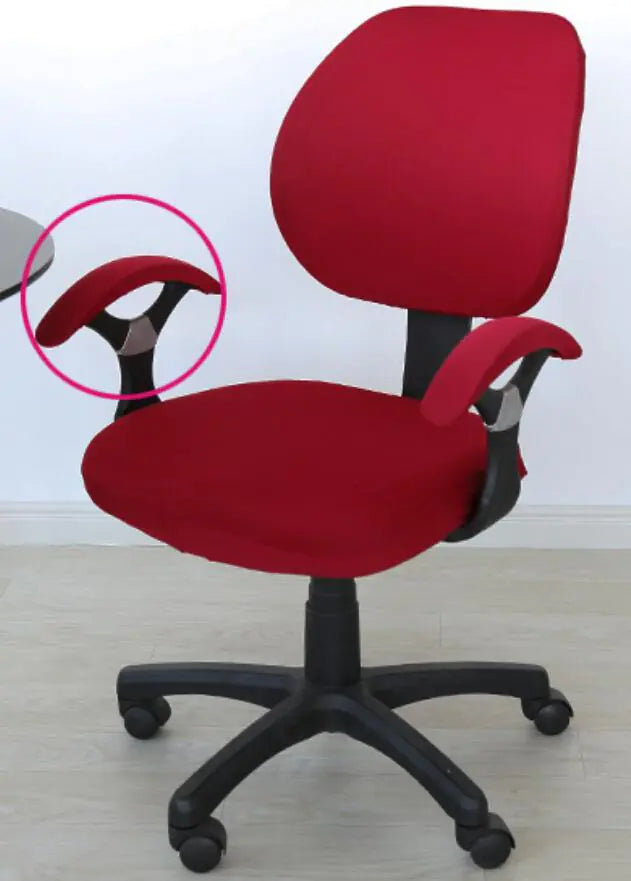 Computer Chair Cover with Floral Design for Office