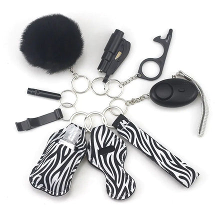 Set van 10 Sleutelhanger Accessoires