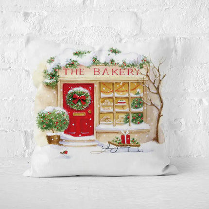 Christmas-Themed Decorative Throw Pillow Covers