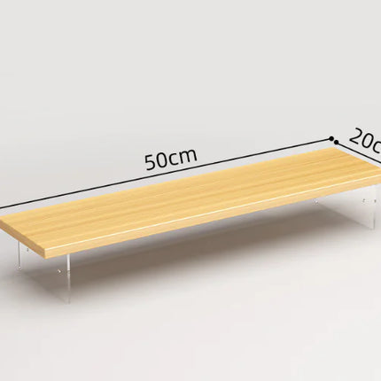 Acrylic & Wood Desktop Organizer Stand