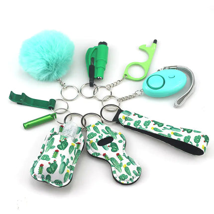 Set van 10 Sleutelhanger Accessoires
