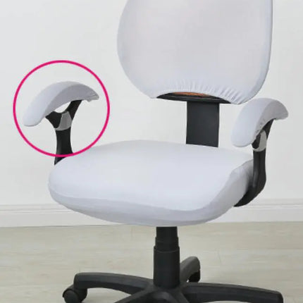Computer Chair Cover with Floral Design for Office