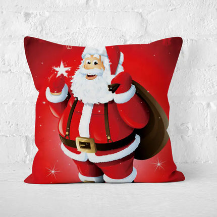 Christmas-Themed Decorative Throw Pillow Covers