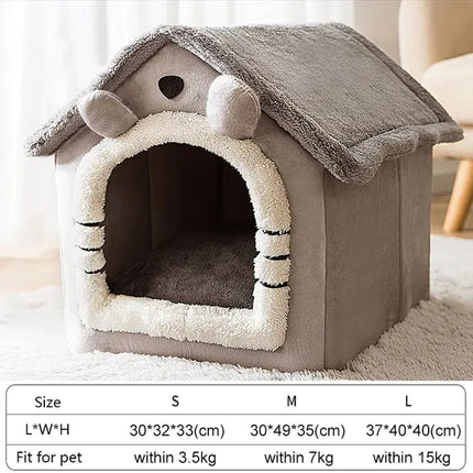 Zacht Winter Honden Kattenbed Huis