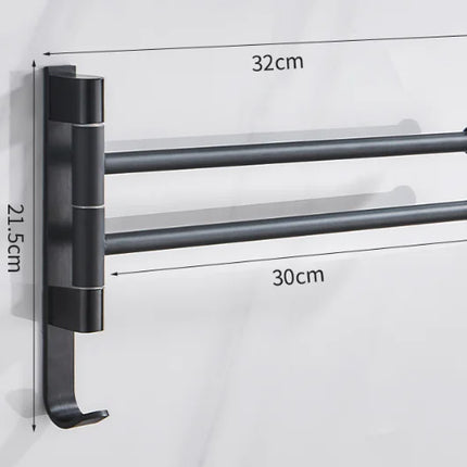 Draaibare Handdoekhouder van Aluminium