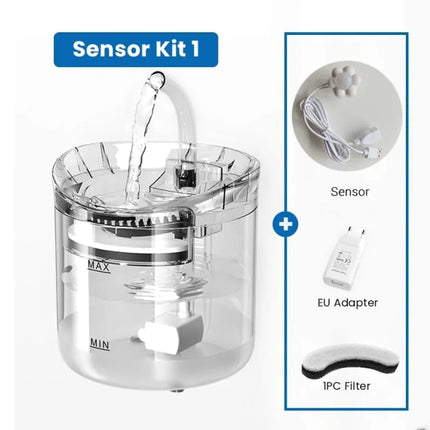 Automatische kattenfonteinfiltersensor