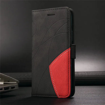 iPhone 13 Pro Max hoesje leren portemonnee flipcover