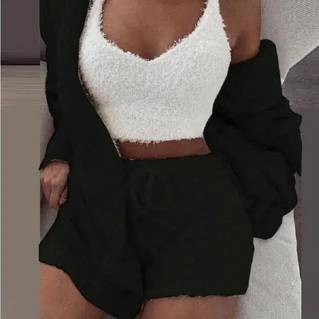 Fluffy pyjama set