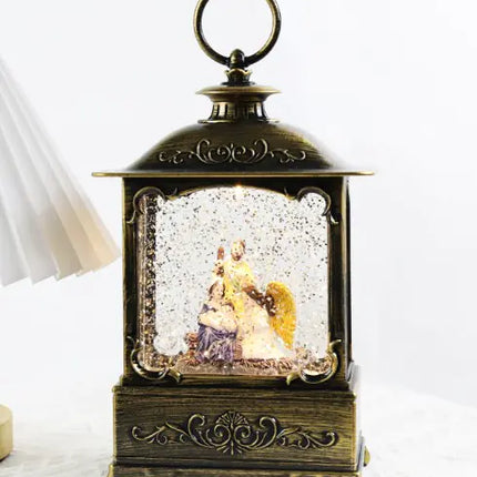 Christmas Decoration Crystal Lamp Music Box
