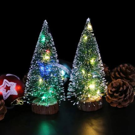 Verlichte kerstboom display