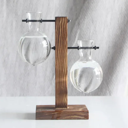 Houten frame vaas