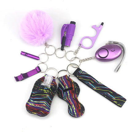 Set van 10 Sleutelhanger Accessoires