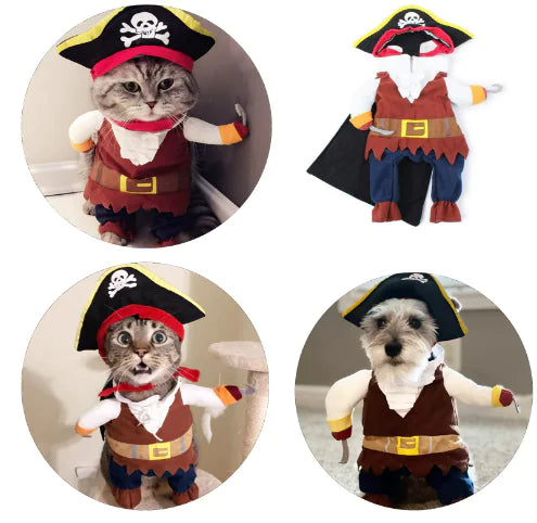 Piratenkostuum voor kleine  honden en katten