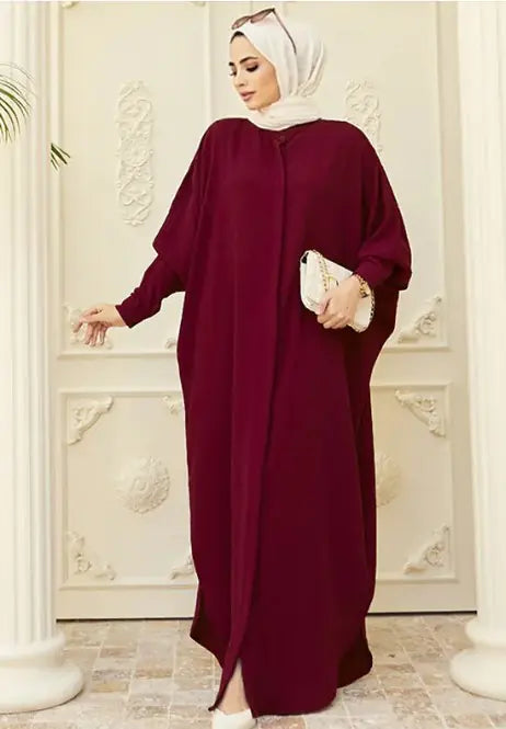 Abaya-jurk met lange mouwen voor moslims