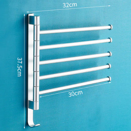Draaibare Handdoekhouder van Aluminium