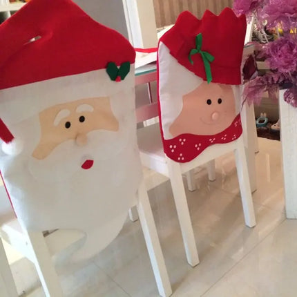 Christmas Chair Covers and Table Decorations
