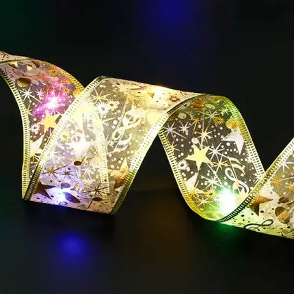 Christmas Ribbon Bow Tie