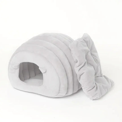 Sheep Bed for Cats - Semi-Enclosed Sleeping Bag