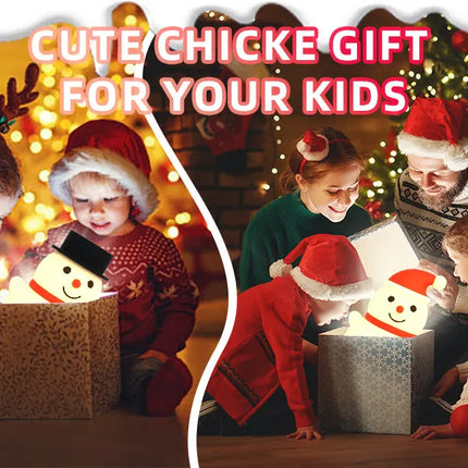 Christmas Ice Man Silicone Night Lamp