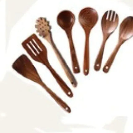 7-delige houten keukenset