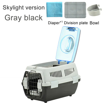 Portable Pet Airline Carrier for Dogs and Cats
