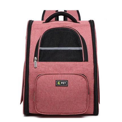 Portable Breathable Pet Backpack for Dogs and Cats