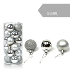 Boxed ball 6cm silver
