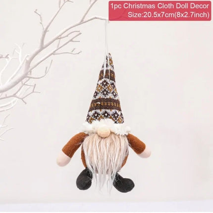 Gnome Kerstmis Gezichtsloze Pop